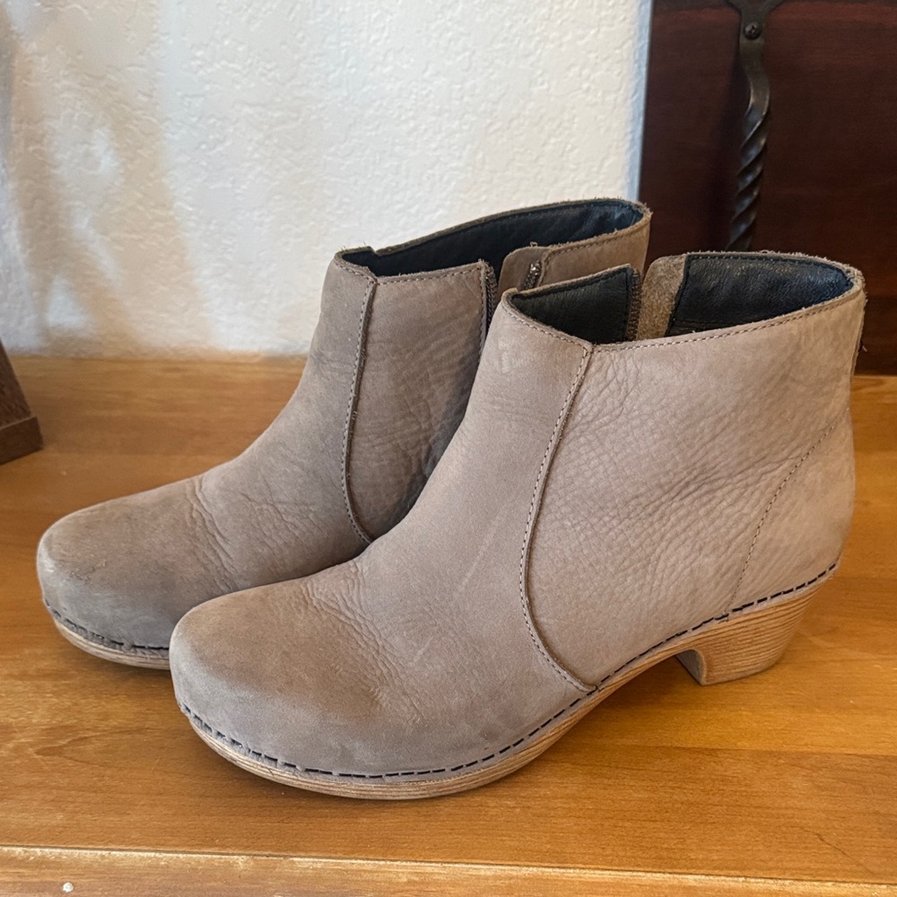Elegant Taupe Ankle Booties